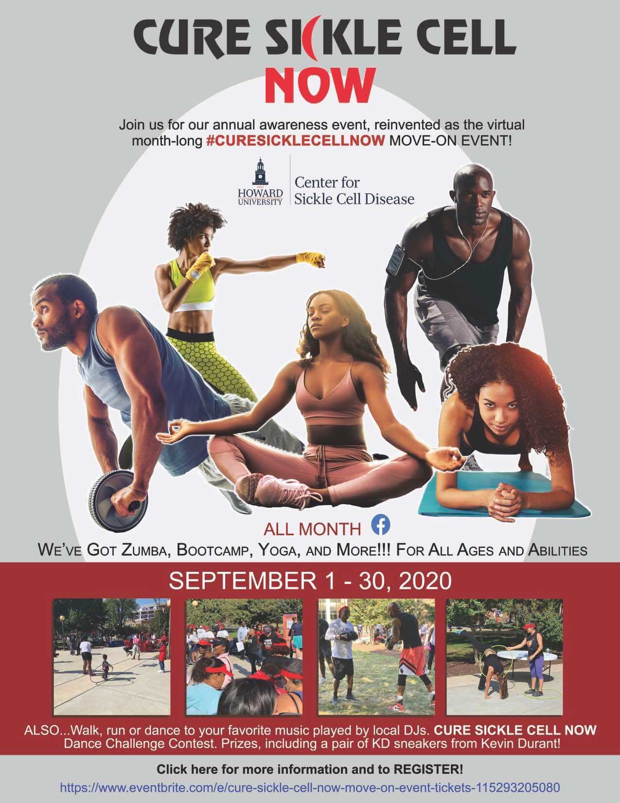 CURE SICKLE CELL NOW MOVE-ON EVENT - FLYER 