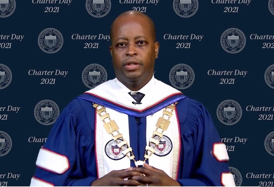 Howard University President Frederick - 2021 Charter Day Orator