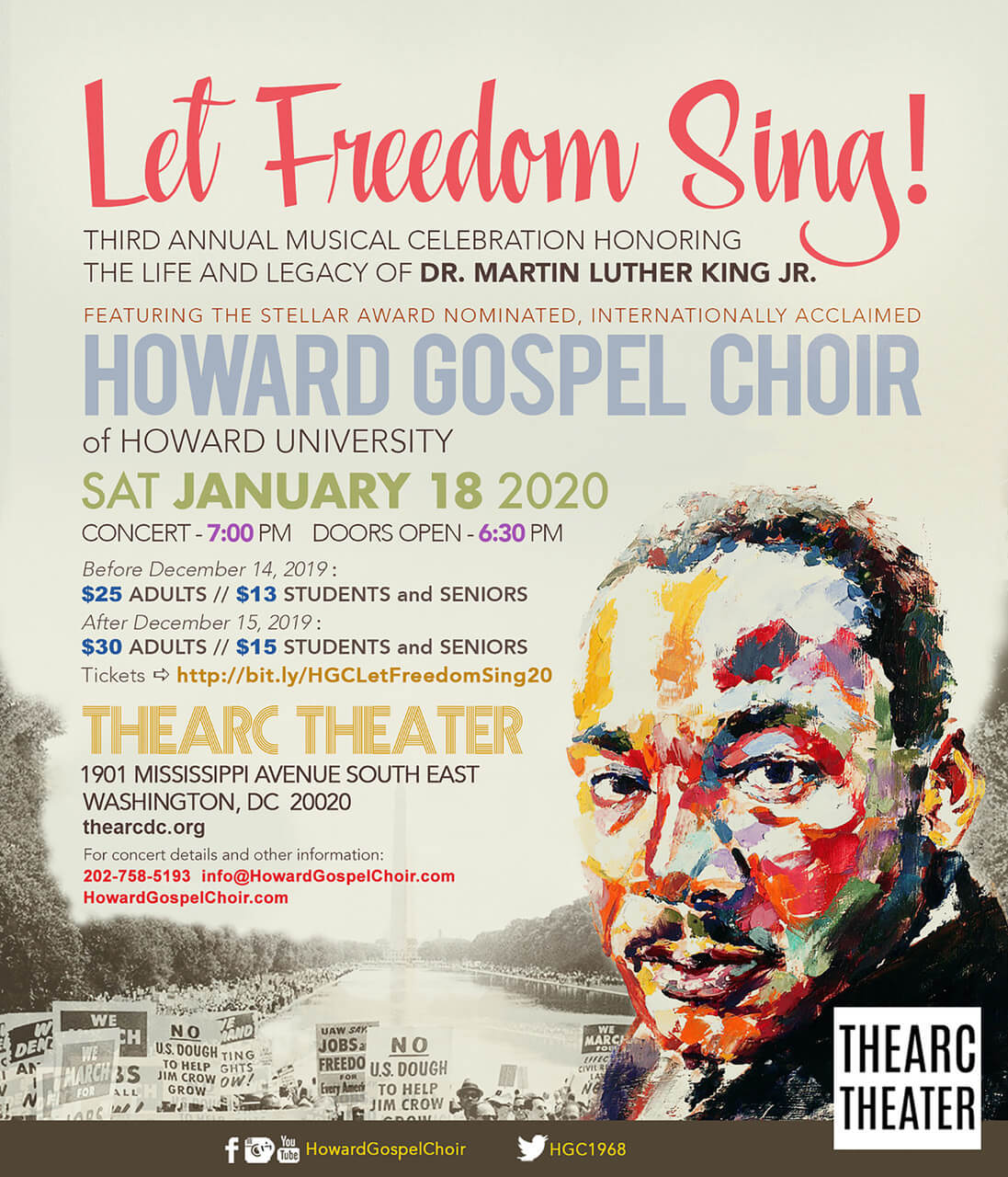 Howard Gospel Choir Let Freedom Sing January 18 2020