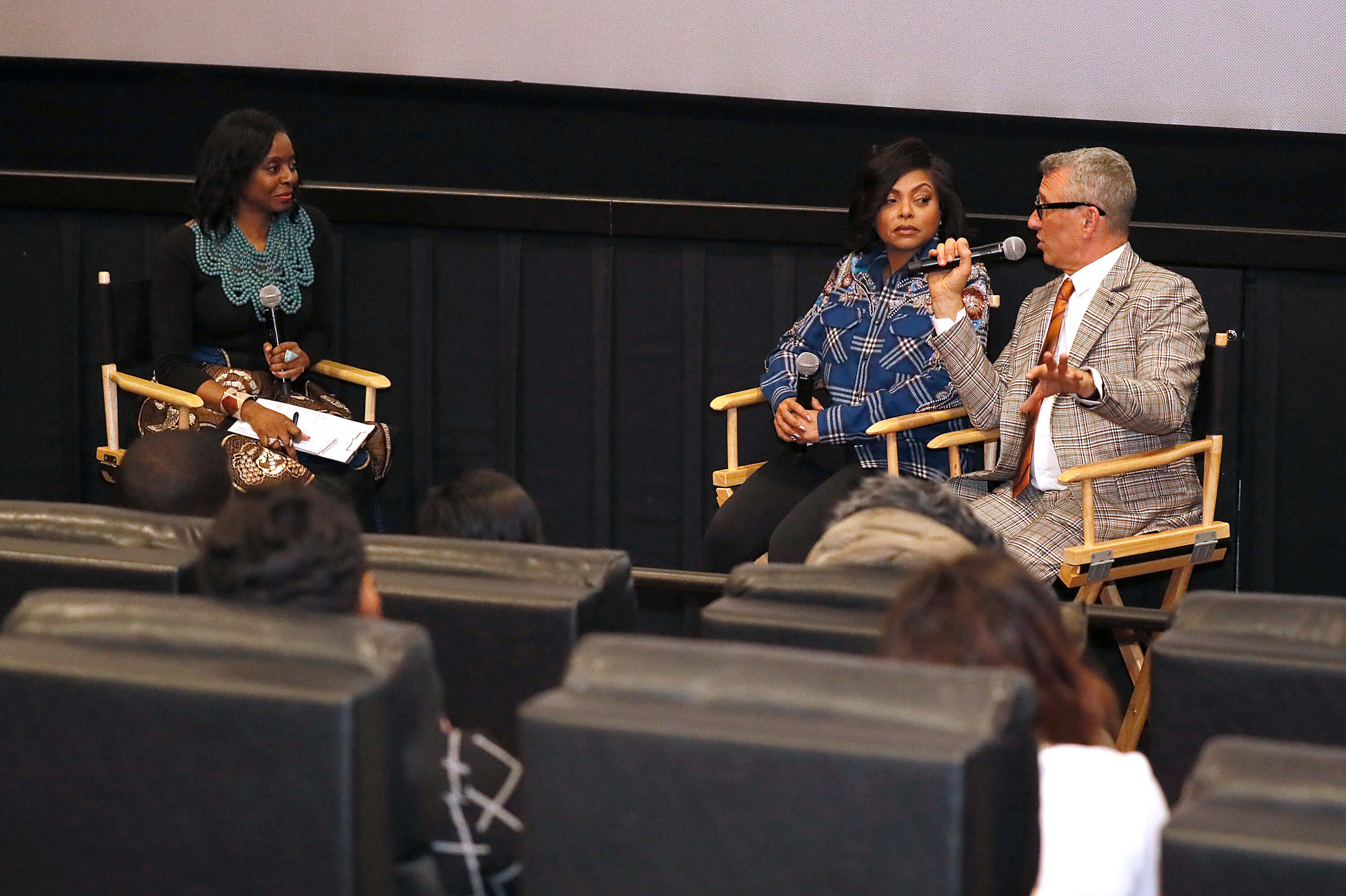 Howard University's Jennifer Thomas_ Taraji P. Henson and Andy Shankman - via Allied Global Marketing.JPG