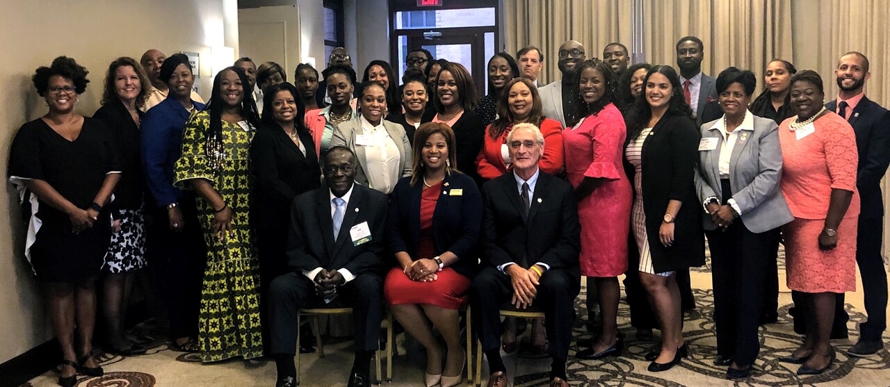 Superintendents Academy Participants Group Photo African Americans in Professional Attire