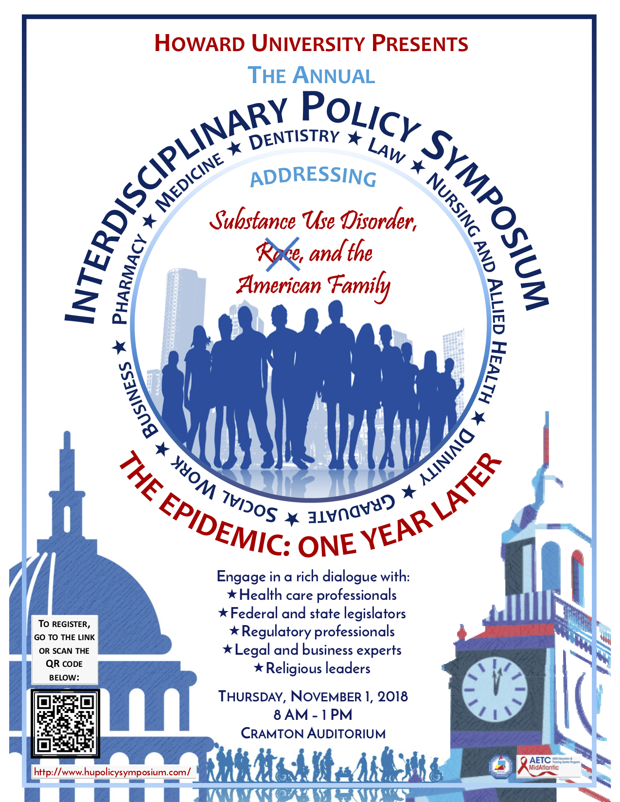 Howard University Hosts Policy Symposium Substance Use Disorder, Race and the America Family for Program 2018 