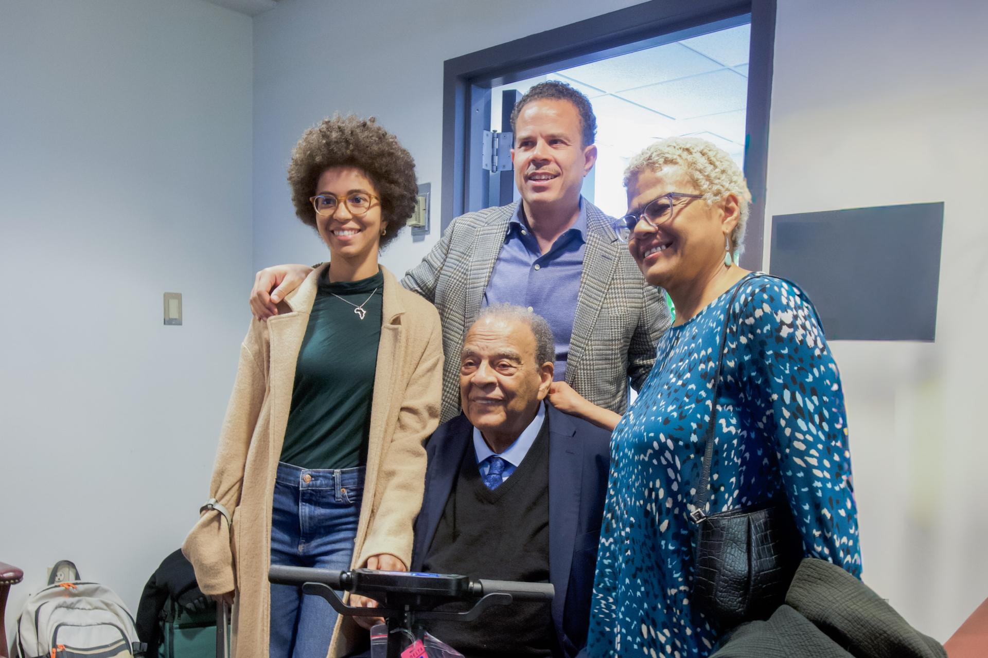 Andrew Young and family