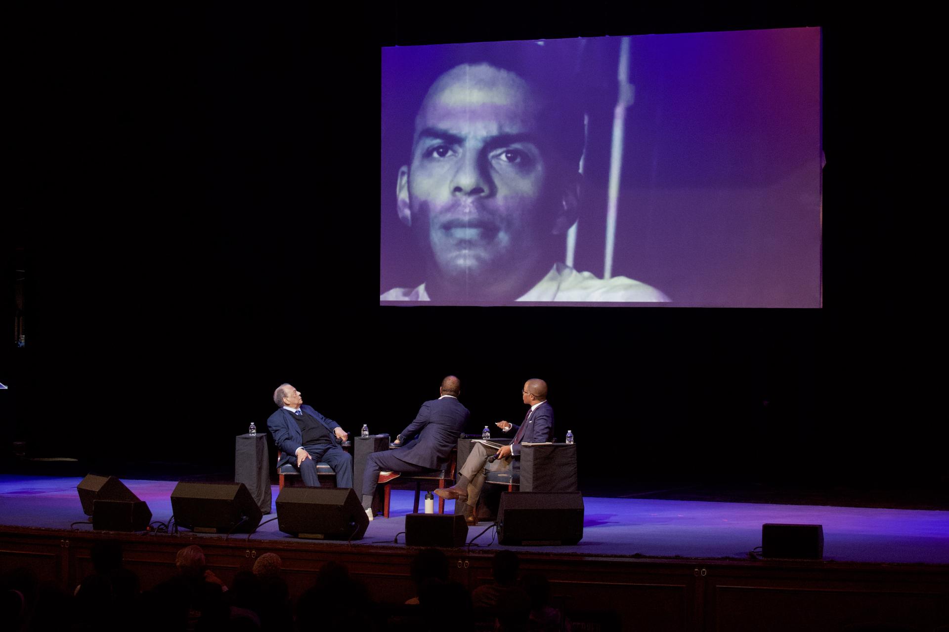 Andrew Young with Jonathan Capehart and John Hope Bryant
