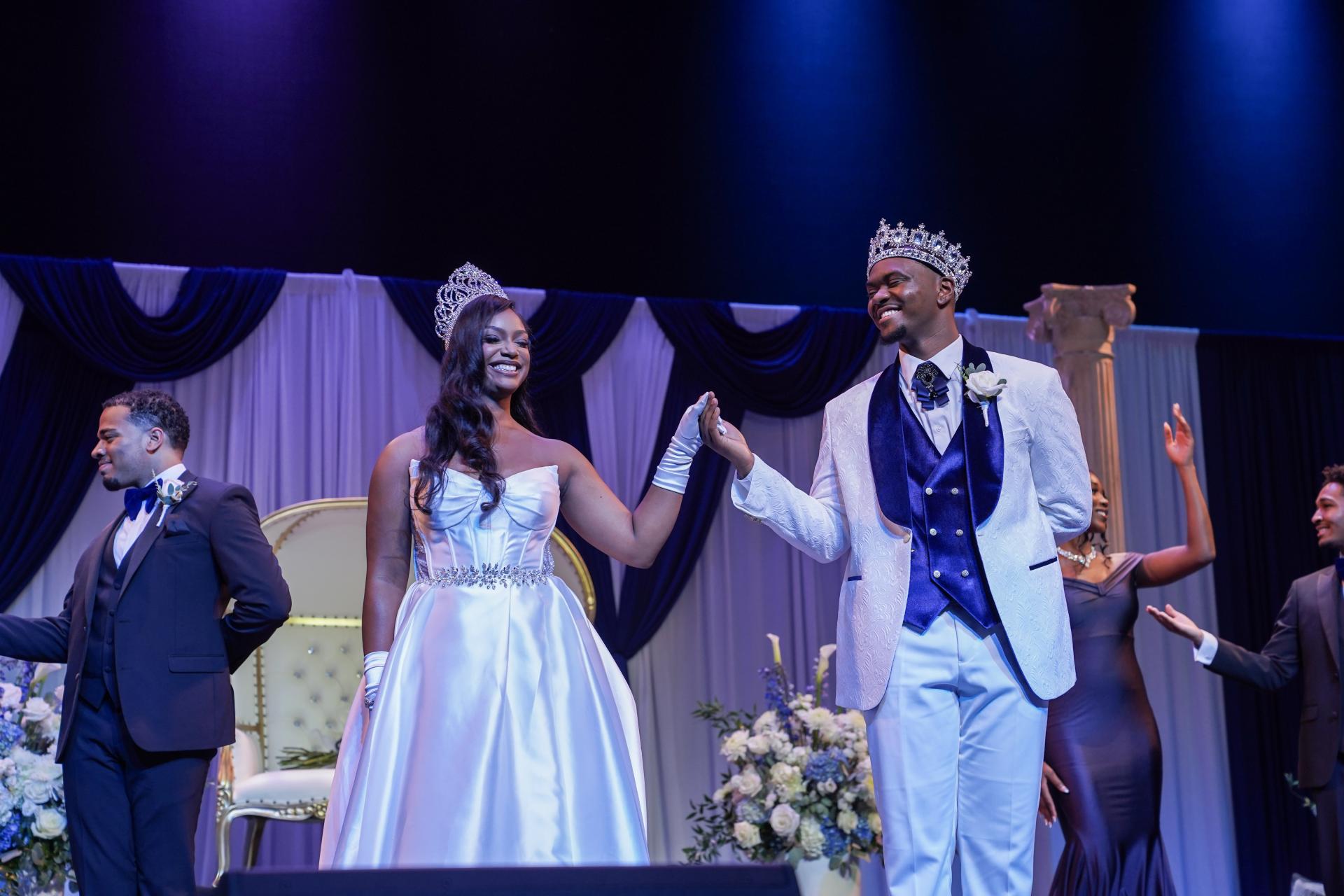 Royal Court dancing at coronation