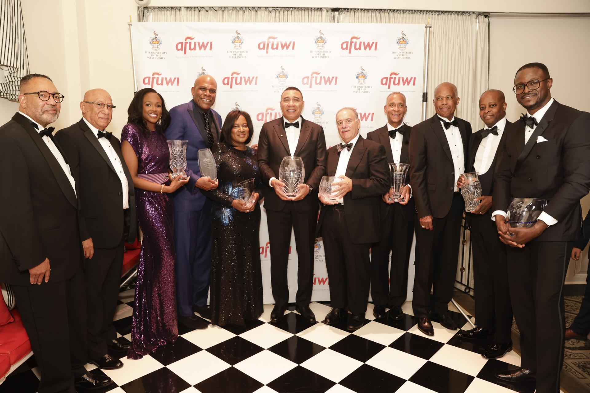 Dr. Frederick with 2026 AFUWI awardees