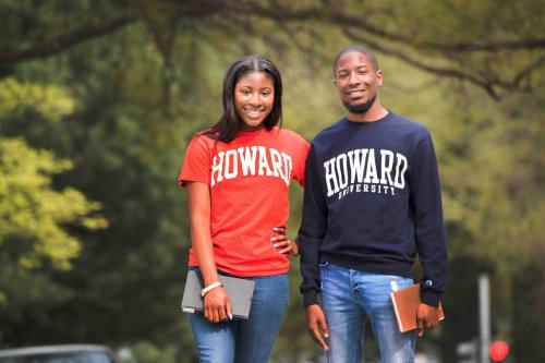 Two Students on Campus