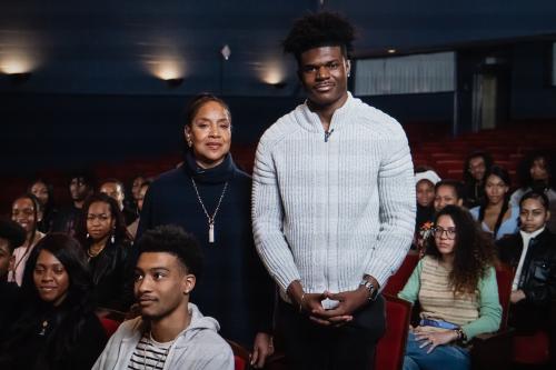 Howard University Chadwick A. Boseman College of Fine Arts students participate in the 94th Academy Awards Nomination Announcements