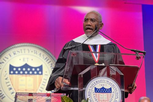 Congressman Meeks speaks at Charter Day Convocation - Howard University