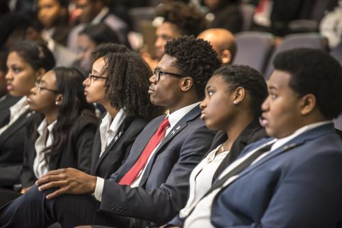 Students at Howard University School of Business
