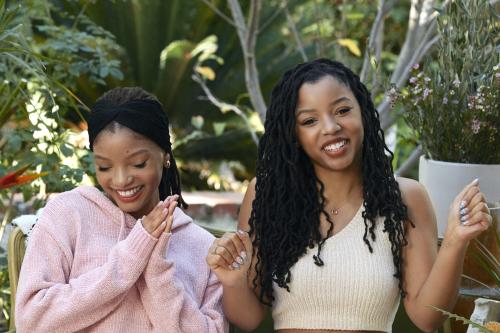 R&B singers Chloe x Halle