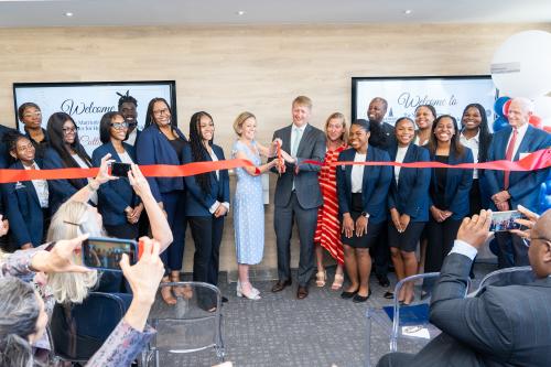 ribbon Cutting for the Marriott-Sorenson Center for Hospitality Leadership at Howard University