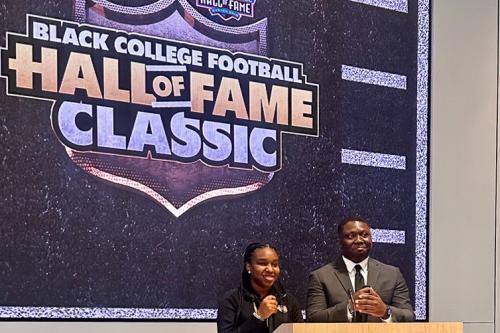James Roscoe at the Black College Football Hall of Fame Classic