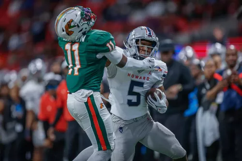 Image of Howard and Florida A&M football players 