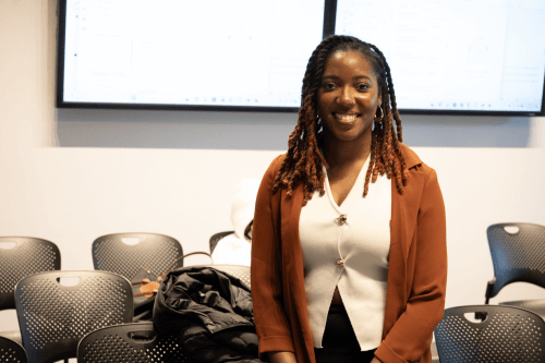 Dr. Williams attending AI Symposium