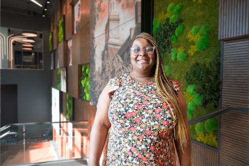 Student Researcher Kinara Phillips  