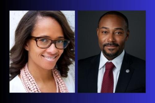 headshots of Dr. Hope and Professor Hansford 