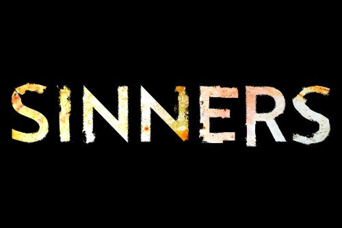 Sinners movie image of text