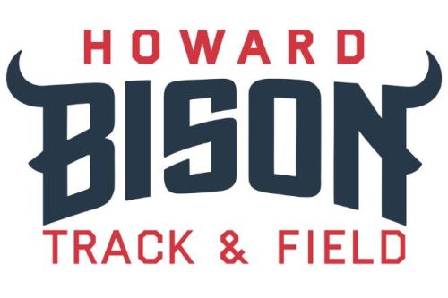 Howard Bison Track and Field Logo 