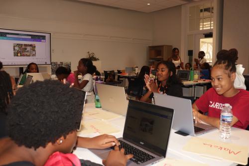 Verzon STEM Camp attendees