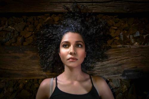 image of young woman looking away 
