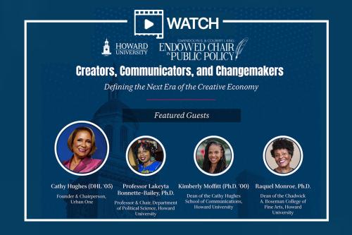 king chair lecture creators communicators and changemakers image