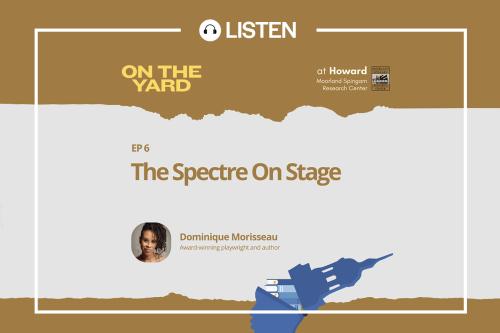 moorland spingarn spectre on stage podcast image