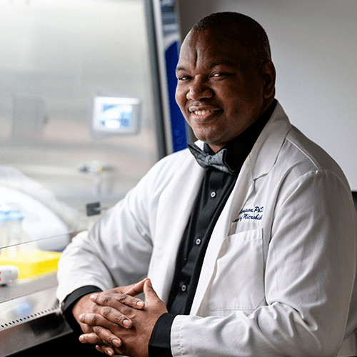 Photo of Dr. Thompson, Howard University professor
