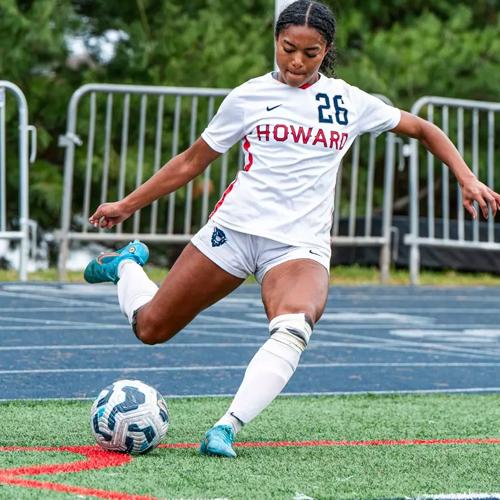 Howard University soccer team member