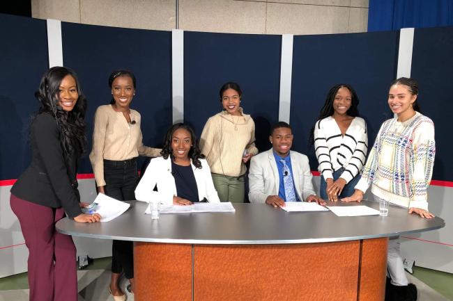 Graduates from the NewsVision Capstone Fall 2018 cohort