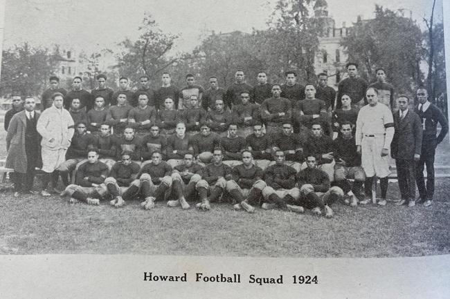 1924 Howard University football team photo