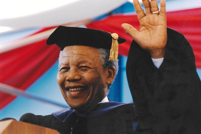 Nelson Mandela on the Yard