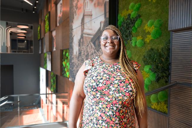 Student Researcher Kinara Phillips  