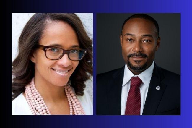 headshots of Dr. Hope and Professor Hansford 