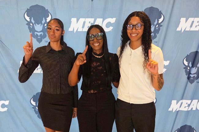 Women's Basketball Team at MEAC on Oct 8