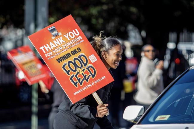 food2feed participant at fundraiser
