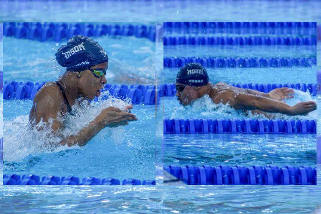 HU Women and Men Swim Hero