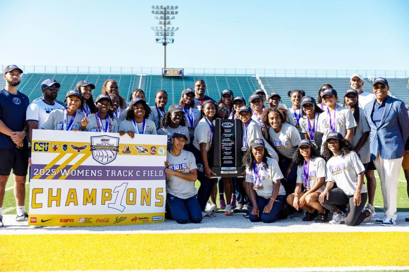 Women's Outdoor Track Team Wins MEAC Championship 3