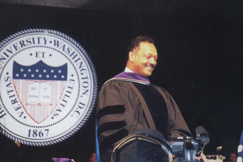 rev jackson speaking on campus