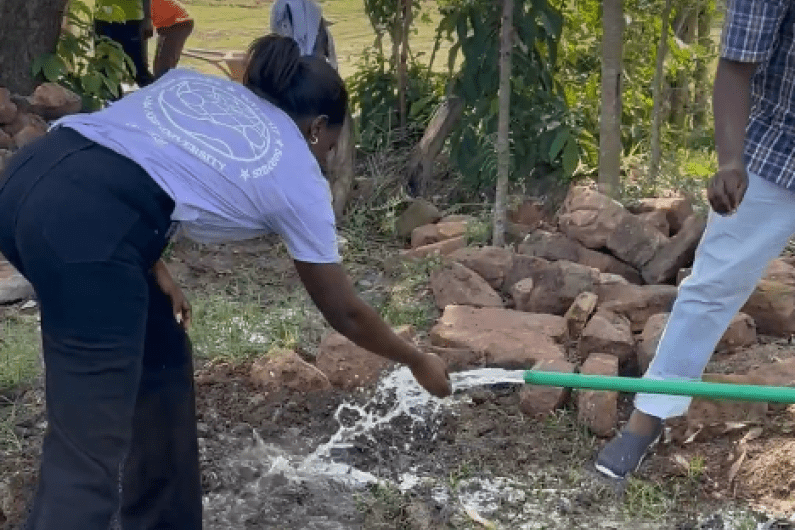 Water pump in Kenya