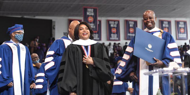 Taraji P. Henson Encourages Howard University Graduates to Rely on Their Faith to Help Them Overcome Fear in 2022 Commencement Address