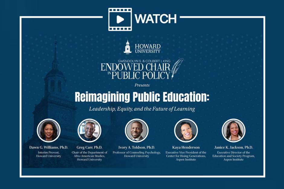 reimagining public education image howard university