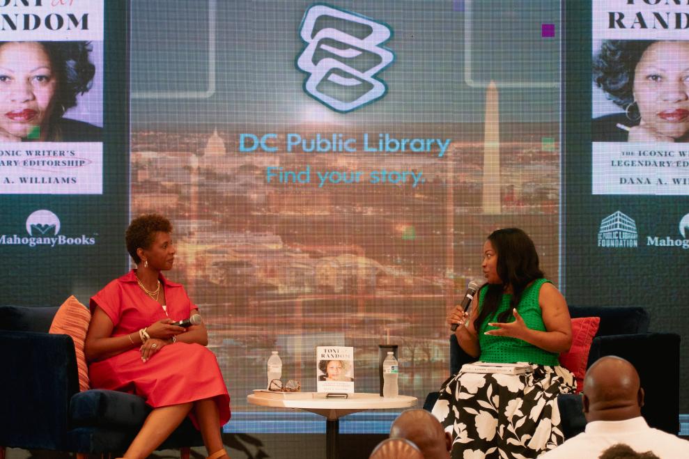 Dean Dana Williams at MLK event with Ayesha Rascoe