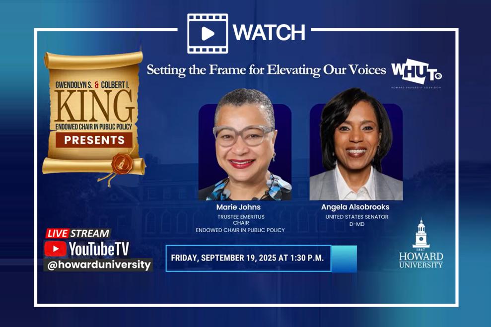 King Chair Lectures with Angela Alsobrooks image