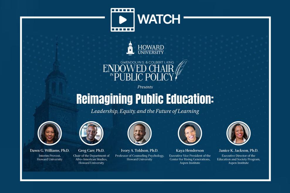 reimagining public education image howard university