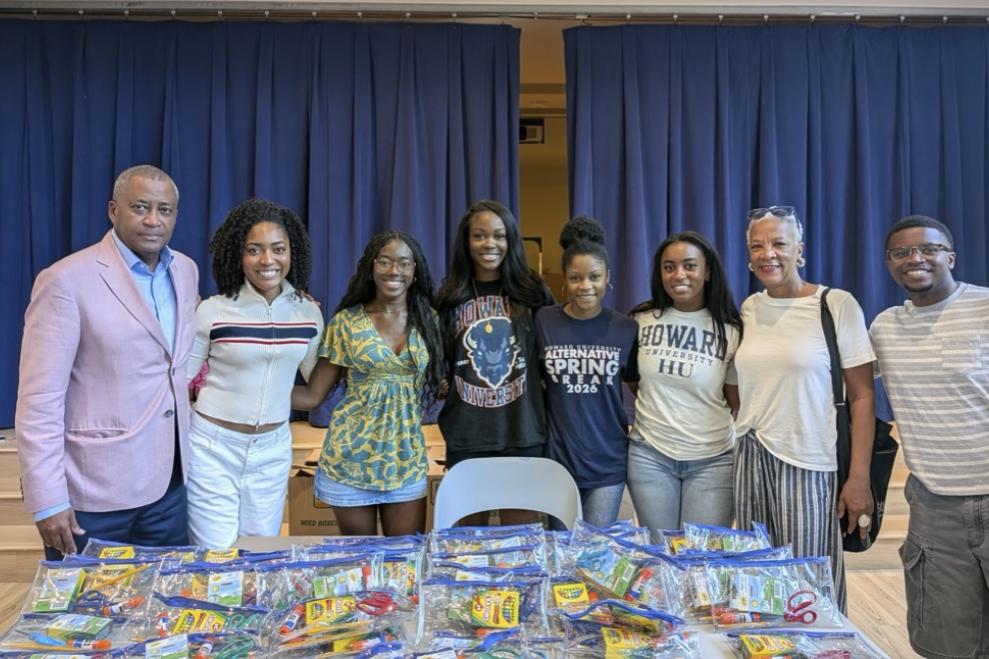 Group photos of Backpack Project Participants