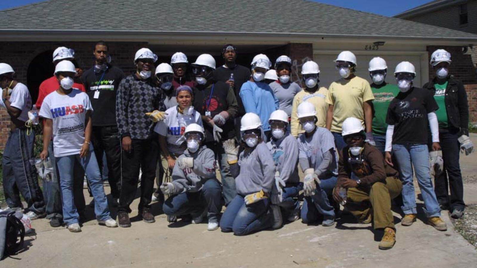More than 250 students from Howard volunteered in New Orleans after Katrina.