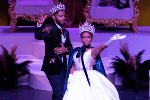 Mister and Miss Howard Wave During Coronation 2024