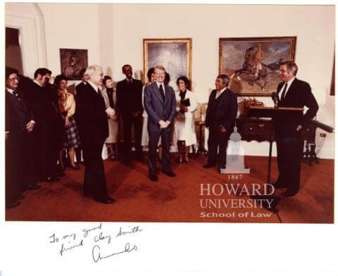 Image of President Jimmy Carter and VP Mondale in Roosevelt Room at the White House