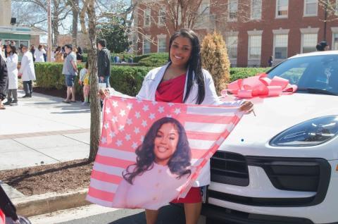 Shay_taylor at match day Howard University